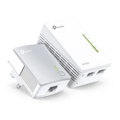 Powerline-адаптер TP-Link TL-WPA4220 KIT, AV600, N300 Wi-Fi