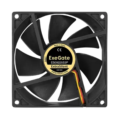 Вентилятор ExeGate EX297049RUS, 92×92×25 мм, 3-pin, 2000 RPM