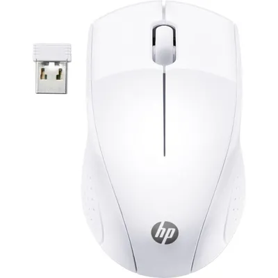 Мышь HP Wireless 220 (7KX12AA), оптическая, 1200 DPI, беспроводная, белая