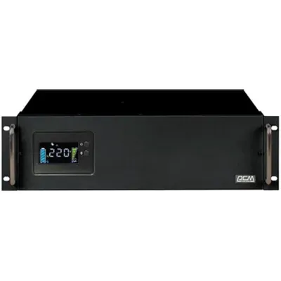 ИБП Powercom KIN-2200AP LCD_DP, Line-Interactive, 2200VA/1760W, 6×C13, Rack 3U