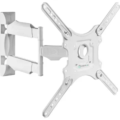 Кронштейн ONKRON M4, 32–65", до 35 кг, VESA 100x100–400x400, выдвижной, белый