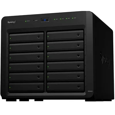 СХД Synology DS2422+, 12×SATA, AMD Ryzen V1500B, 4GB RAM, 4×GbE