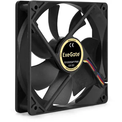 Вентилятор ExeGate EX12025S4P-PWM, 120×120×25 мм, 4-pin PWM, 12 В