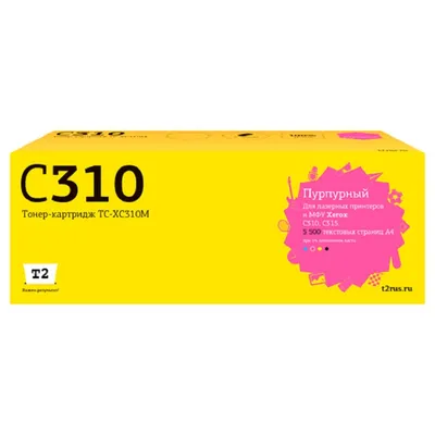 Тонер-картридж T2 TC-XC310M, для Xerox C310/C315, 5500 стр., пурпурный, с чипом