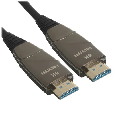 Кабель VCOM D3743-20M, активный оптический HDMI 2.1, 20 м, 8K@60 Гц
