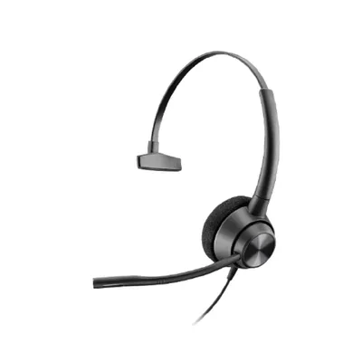 Гарнитура Plantronics Poly EncorePro 310 QD 77T43AA, проводная, моно, Black