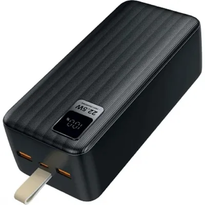 Внешний аккумулятор Perfeo PF_D0182, 40000мАч, PD+QC 3.0, Type-C, 2×USB, 22.5Вт