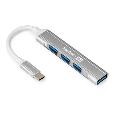 USB-хаб ExeGate EX298168RUS, Type-C → 3×USB2.0 + 1×USB3.0