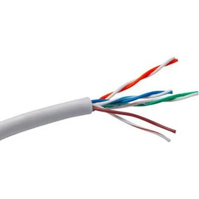 Кабель UTP ExeGate EX138966RUS, кат.5e, 4 пары, медь, 26AWG, 305м, серый