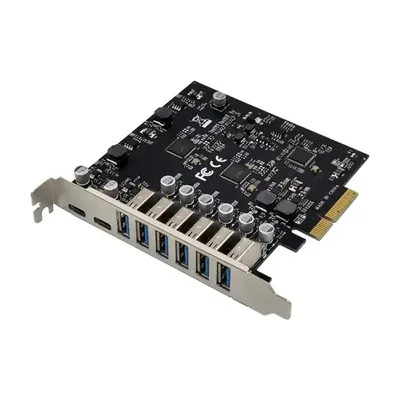 Контроллер USB ORIENT AM-U3142PE-6A2C, PCIe 3.0 x4, 8×USB 3.2 Gen2 (6×Type-A + 2×Type-C)