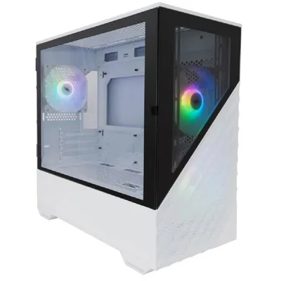 Корпус 1STPLAYER D7-WH-3F7-W, ATX, Mini-Tower, белый