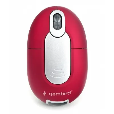 MUSW-605 Мышь беспров. Gembird MUSW-605, 2,4ГГц, 1200DPI, 3  кн  красная