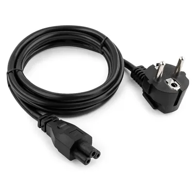 Кабель питания Gembird PC-186-ML12, CEE 7/7 — IEC C5, 1.8 м, с заземлением