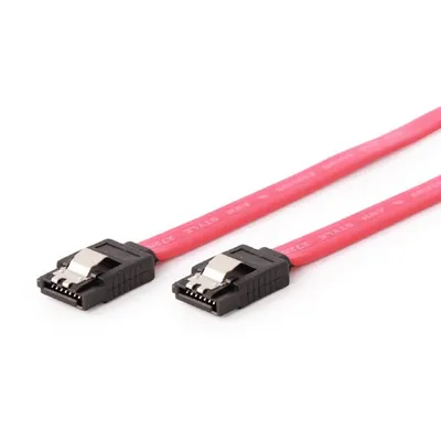 Шлейф BION BXP-SATAM-DATA-50CM, SATA 7-pin, 50см, красный