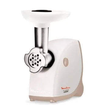 Мясорубка Moulinex ME462132, 2000Вт, 2.3кг/мин, белый