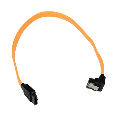 Кабель SATA Cablexpert CC-SATAM-DATA90-YL-30CM, 7pin/7pin, 30см