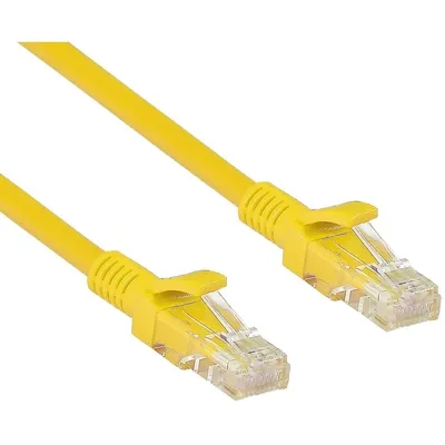 Патч-корд EXEGATE EX258674RUS, UTP Cat.5e, 2 м, RJ45, желтый