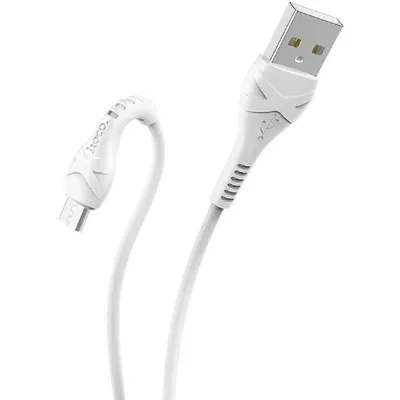Кабель Hoco HC-10505, microUSB→USB-A, 1м, белый