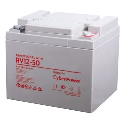 Аккумулятор CyberPower RV 12-50, 12В, 50Ач, AGM