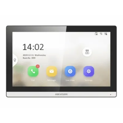 Видеодомофон Hikvision DS-KH6350-TE1, 7" TFT, 1024x600, IP, PoE