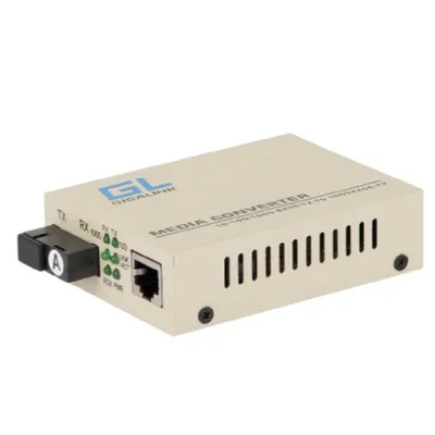 Медиаконвертер GIGALINK GL-MC-UTPF-SC1G-18SM-1310-N, 10/100/1000 Мбит/с, SM SC, 1310 нм, до 20 км