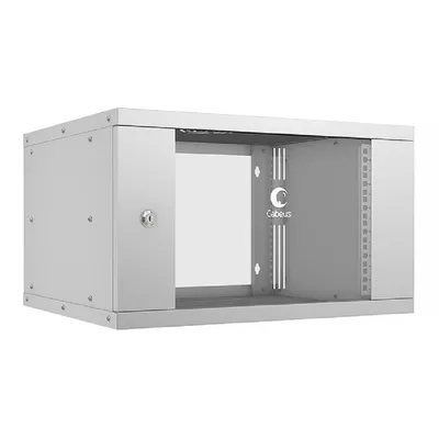 Шкаф коммутационный Cabeus WSC-05D-6U55/45, настенный 19" 6U, 550x450 мм, IP20
