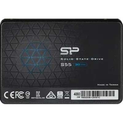 SSD Silicon Power SP480GBSS3S55S25, 480 ГБ, 2.5", SATA, 555/500 МБ/с
