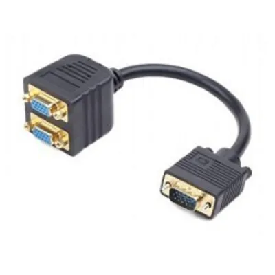 Разветвитель Cablexpert CC-VGAX2-20CM, VGA, 1×HD15M → 2×15F