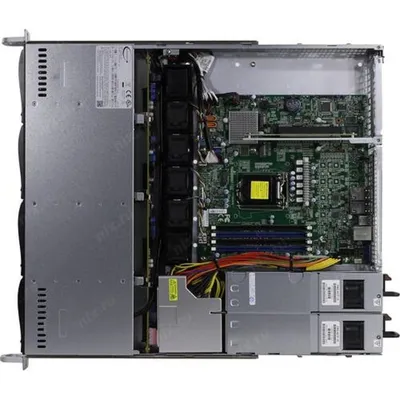 Серверная платформа Supermicro SYS-5019C-MR, 1U, LGA 1151v2, 4xLFF, 2x400W