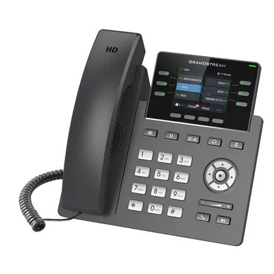 IP-телефон Grandstream GRP2613, 3 SIP-аккаунта, 6 линий, 2×GbE, цветной ЖК 2.8"
