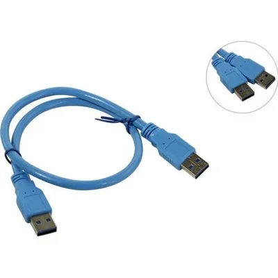 Кабель 5bites UC3009-005, USB 3.0 AM-AM, 0.5м