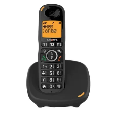 Радиотелефон Texet 127223, TX-D8905A, DECT, черный, АОН