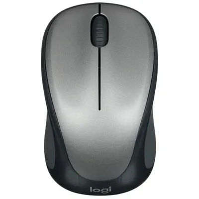Мышь Logitech M235, беспроводная, оптическая, 1000 DPI, 3 кнопки, серая