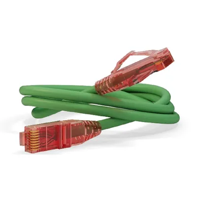 Патч-корд Hyperline PC-LPM-UTP-RJ45-RJ45-C5e-2M-LSZH-GN, Cat.5e, 2м, зеленый
