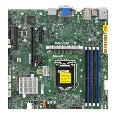 Материнская плата Supermicro MBD-X12SCZ-F-O, LGA1200, Intel W480, mATX