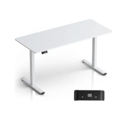 Стол компьютерный ONKRON WDT221E-W, моторизированный, 140x60x118 см, белый