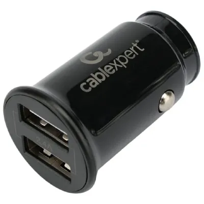 Автомобильное ЗУ Cablexpert MP3A-UC-CAR21, 2xUSB, 12W