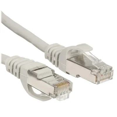 Патч-корд Cablexpert PP6-10M, FTP Cat.6, 10 м, литой, серый