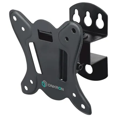 Кронштейн для ТВ ONKRON ONKRON R3 BLACK, настенный, VESA 100×100 мм, 20 кг