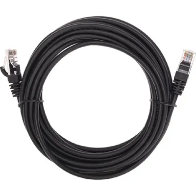 Патч-корд Rexant 02-0102-5, U/UTP Cat.5e, RJ45-RJ45, LSZH, черный, 5 м