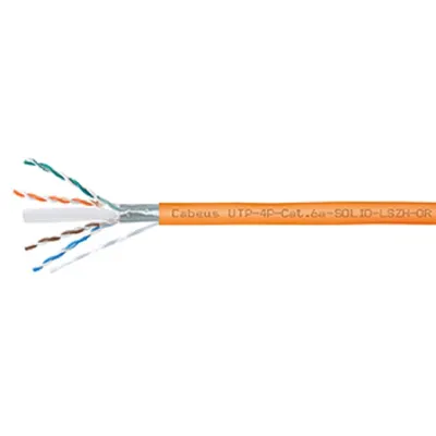 Кабель Cabeus UTP-4P-Cat.6a-SOLID-LSZH-OR, U/UTP, Cat.6A, 305м, LSZH