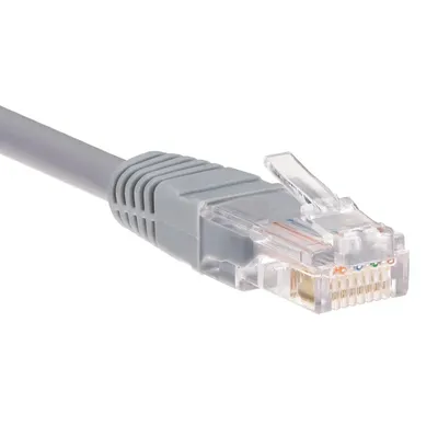Патч-корд Telecom NA102--15M, UTP кат.5е, 2×RJ45, 15 м, серый