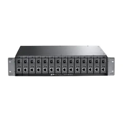 TP-Link FC1420 14-слотовое шасси для медиаконвертеров, 14 слотов, монтаж в стойку