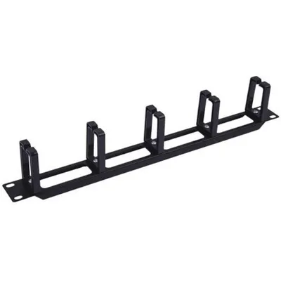 Панель-органайзер 5bites CM-103B, 19", 1U, 5 колец, сталь, чёрный