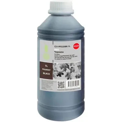 Чернила Cactus CS-I-PFI320BK-1L, чёрные, 1000 мл, для Canon imagePROGRAF