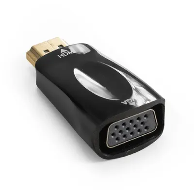 Переходник ExeGate EX-A-HDMI-VGA-001 (EX294718RUS), HDMI (M) — VGA (15F), 1920×1080 60 Гц
