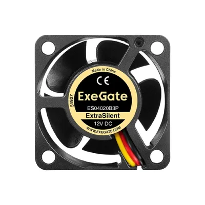 Вентилятор ExeGate EX297015RUS, 40×40×20 мм, 6300 RPM, 3-pin