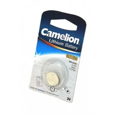 Батарейка Camelion CR1620 3610, литиевая, 3V