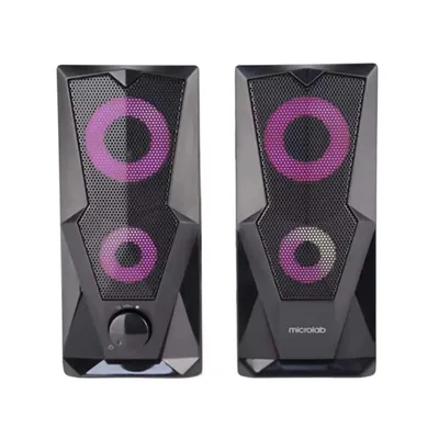 Microlab B27 {5 Вт х2, Гармонические искажения: < 0,5% (1 Вт 1 кГц), Частотная характеристика: 160 Гц - 20 кГц, Отношение сигнал/шум: > 65 дБ}