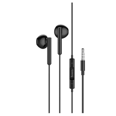 Наушники Hoco HC-13087, проводные, с микрофоном, черные